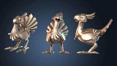 3D модель Чокобо Соло (STL)