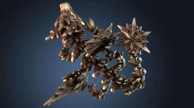 3D модель Синдв Зимнекрылый Дракончик Короткий Хвост (STL)