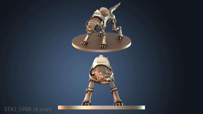 Статуэтки животных Механический Лютоволк