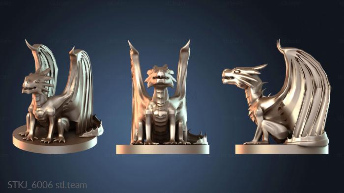 Статуэтки животных Медный дракон-змей