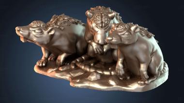 3D модель Черепные крысы (STL)