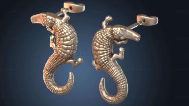 3D модель Серьги-крокодилы (STL)