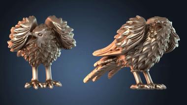 3D модель Ворона (STL)