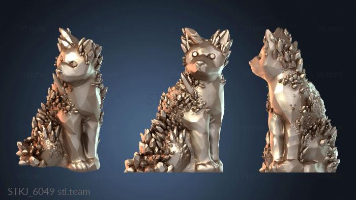 Статуэтки животных Кристальный кот