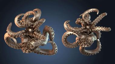 3D модель Ктулху Гидра (STL)