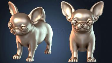 3D модель Милый щенок чихуахуа с VRML Буби (STL)