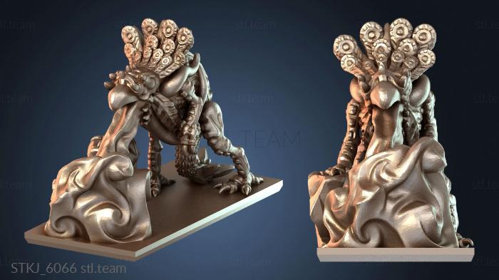 Статуэтки животных Демонический Зверь Злобный