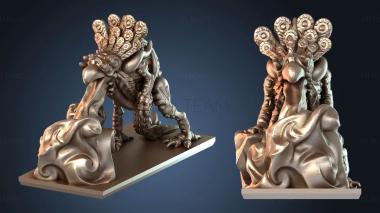 3D модель Демонический Зверь Злобный (STL)