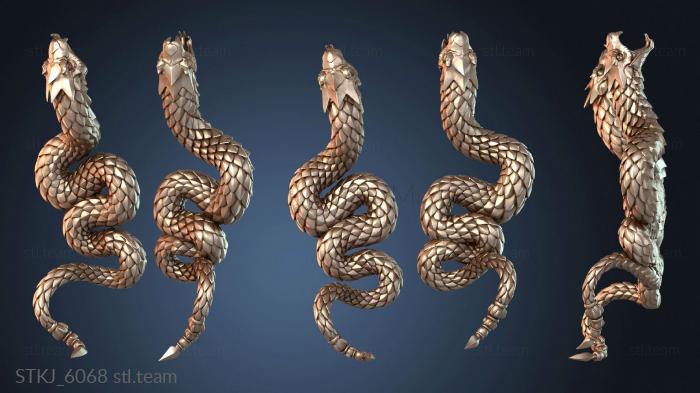 Статуэтки животных Демоны рассеивают ландшафтную арфу