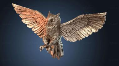 3D модель Темный Сталкер Фавн Сова (STL)