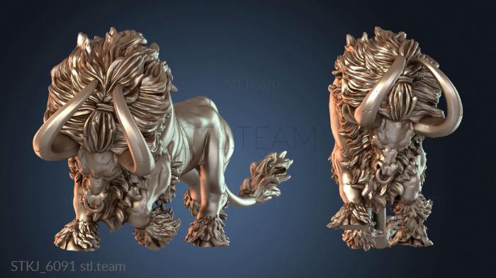 Статуэтки животных Бык Дьяволорог