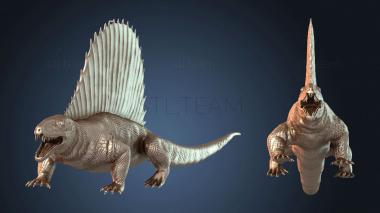 3D модель Диметродон (STL)