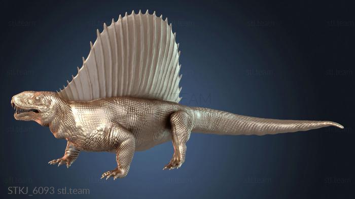 Статуэтки животных Диметродон Старейшина