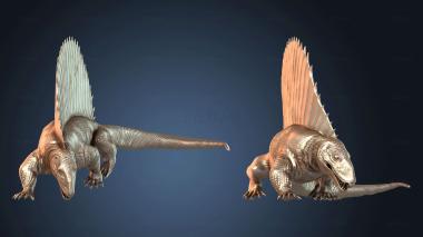 3D модель Диметродон Джаггед (STL)