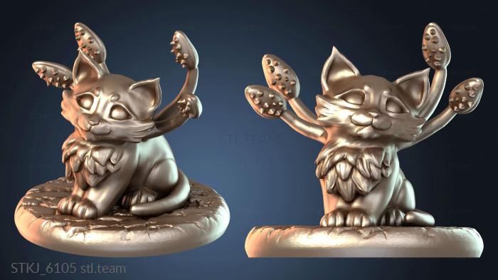 Статуэтки животных Декоративный котенок-вытеснитель