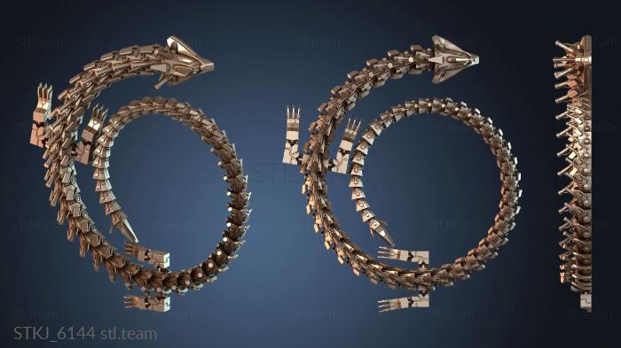 Статуэтки животных Стационарный робот-дракон Бруно Круз