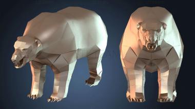 3D модель Драконья война Белый медведь (STL)