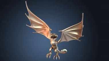 3D модель Драконья Виверна (STL)