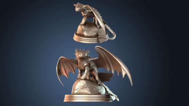 3D модель Драконы Зуб Дракона (STL)