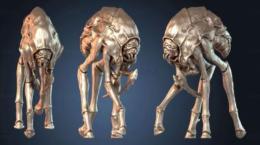 3D модель Дюнный лев Зик с седлом Гэллант (STL)