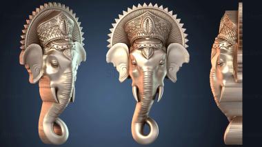 3D модель Фрезерный станок с ЧПУ «Бюст слона» (STL)