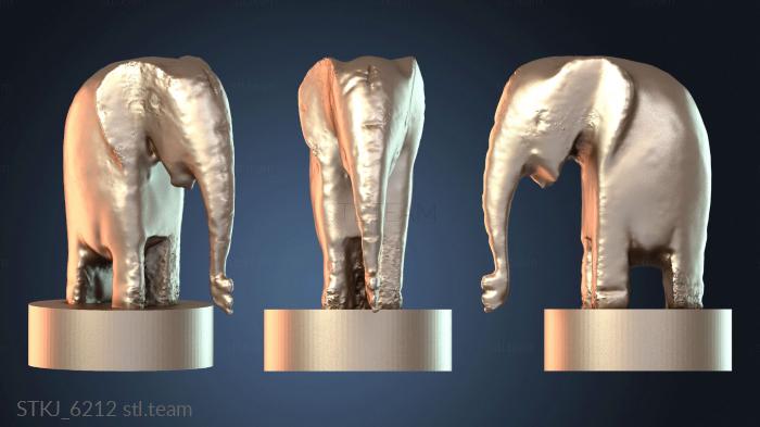 Статуэтки животных Слон закончил высоко