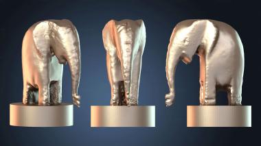3D model Elephant Finished High (STL)