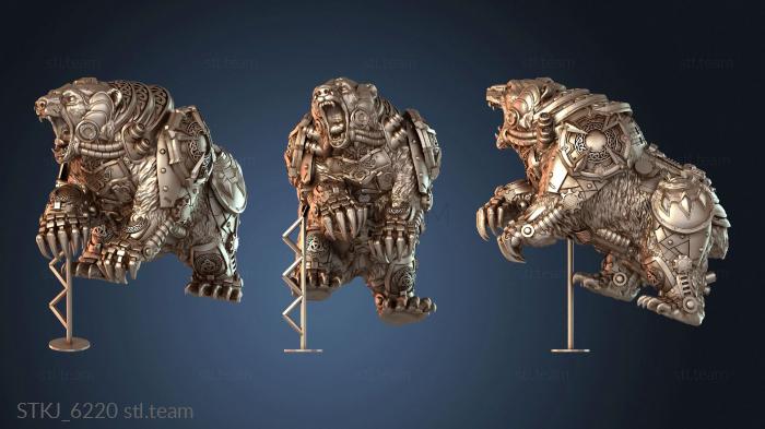 Статуэтки животных Эндре Исклау Медвежья Колесница Энергетик