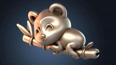 3D model Eureka Panda Baby (STL)
