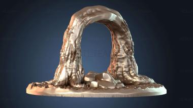 3D модель Лицо Портала Древа Таинственного (STL)