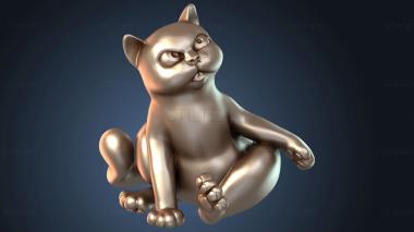 3D модель Необычный кот (STL)