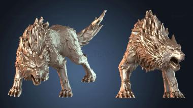 3D model Fenrir Wolf (STL)