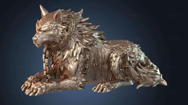 3D модель Фенрир Волк Цепной Страж (STL)