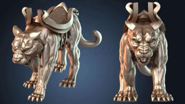 3D модель Фейвудская Сердцевинная Кошка Янгфул (STL)