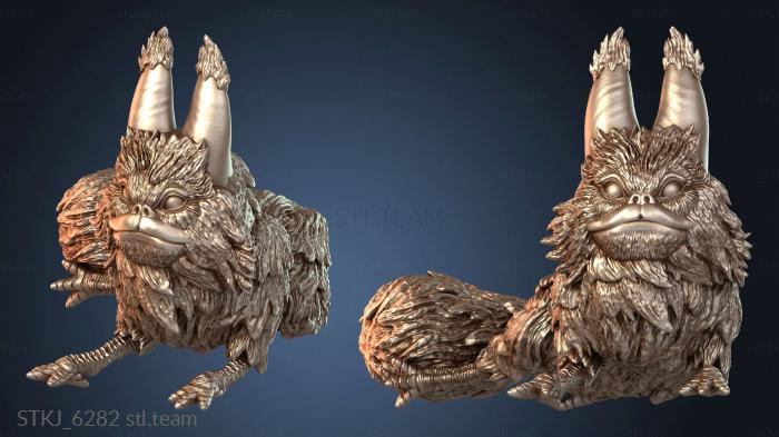 Статуэтки животных Плоская Кошка-Лоток Гладкий