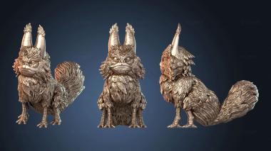 3D модель Плоская кошка-Лоток неактивная (STL)