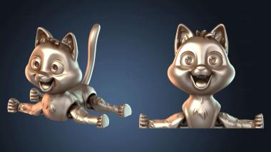 3D модель Флекси-Кот из ржавого металла (STL)