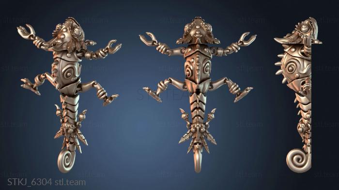 Статуэтки животных Флекси Хамелеон