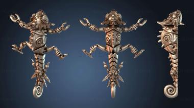 3D модель Флекси Хамелеон (STL)