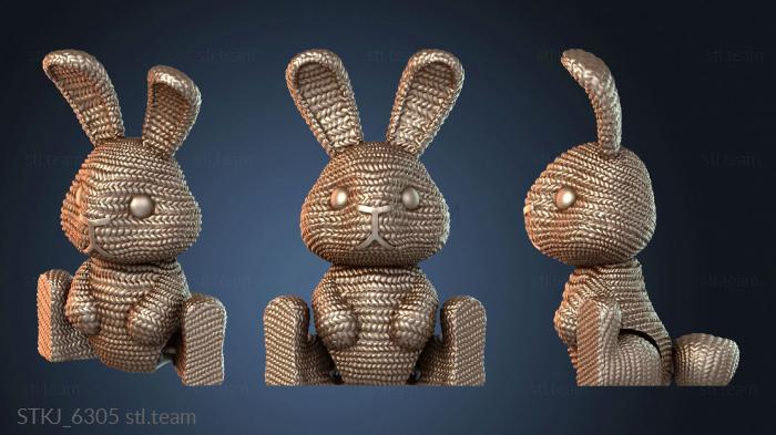 Статуэтки животных Flexi Crochet Bunny