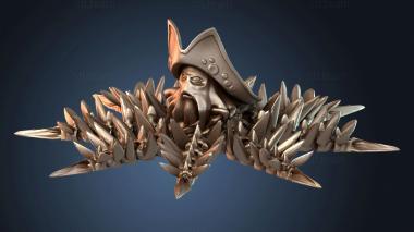 3D модель Флекси Дэви Джонс (STL)