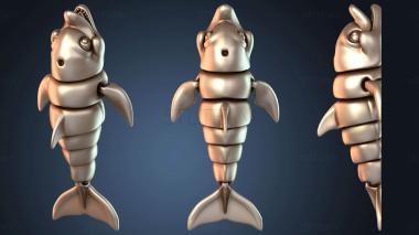 3D модель Флекси Дельфин (STL)