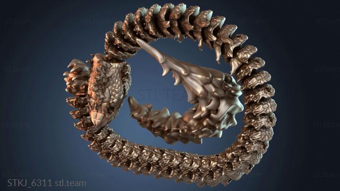 Статуэтки животных Flexi Fire Snake