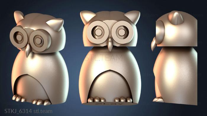 Статуэтки животных Flexi Счастливая Сова Возбуждена