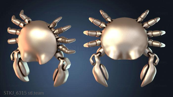 Статуэтки животных Flexi In-Place Crab