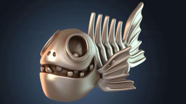 3D модель Декоративная рыбка Flexi In-Place (STL)