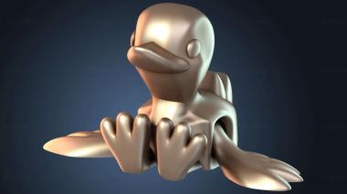 3D модель Флекси Утенок (STL)