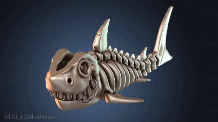 Статуэтки животных Фабрика акул Flexi Skeleton