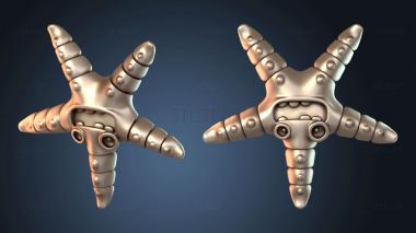 3D модель Морская звезда Флекси (STL)