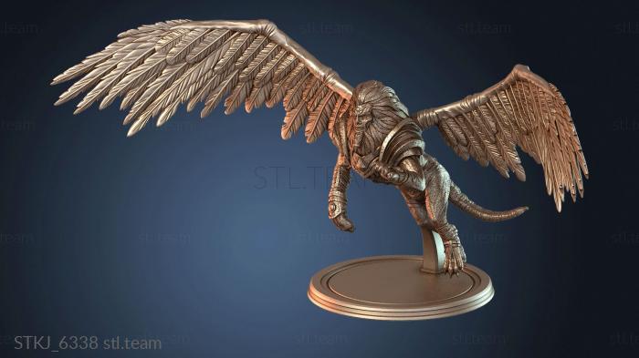 Летающий Темный Сфинкс Бронированный